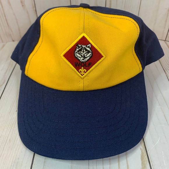 boy scouts Accessories New Wolf Patch Bsa Boy Cub Scout Blueyellow